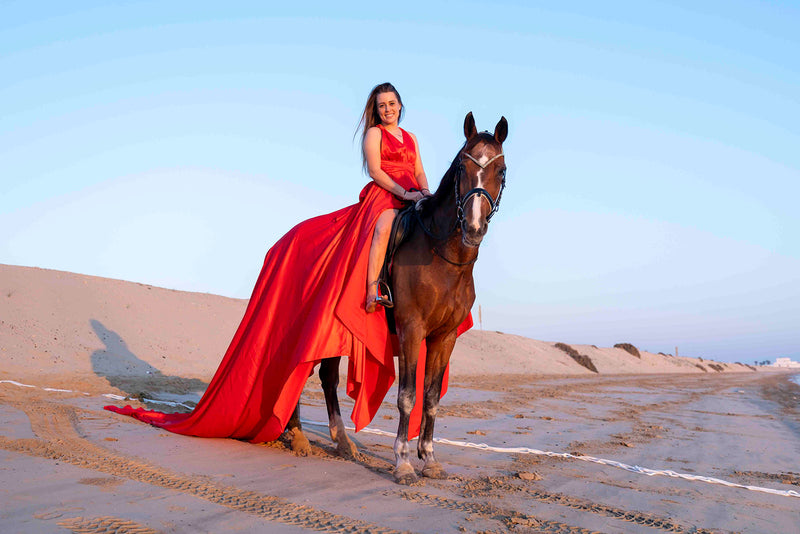 Red Infinity Flying Dress