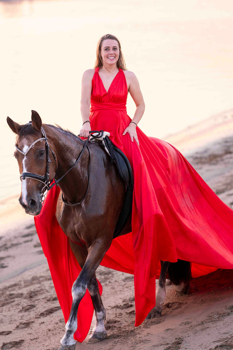 Red Infinity Flying Dress
