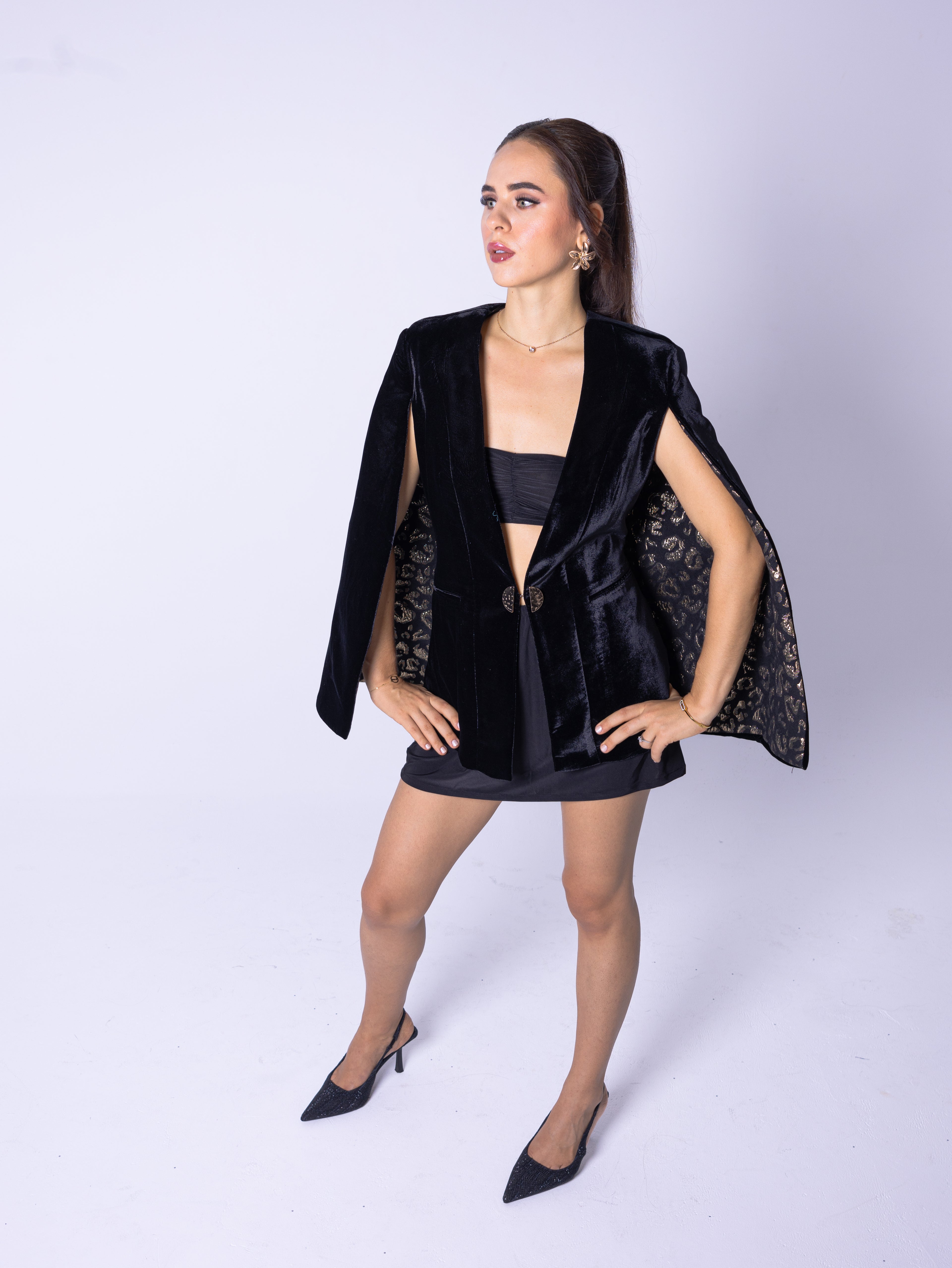 The Empress Velvet Cape