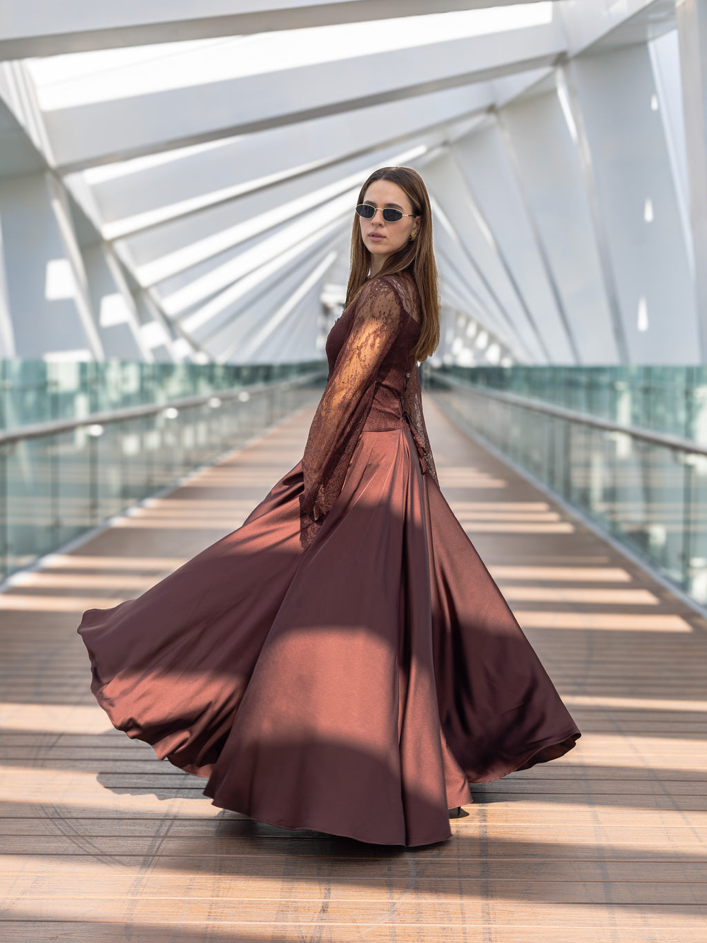 Cocoa Blossom lace dress