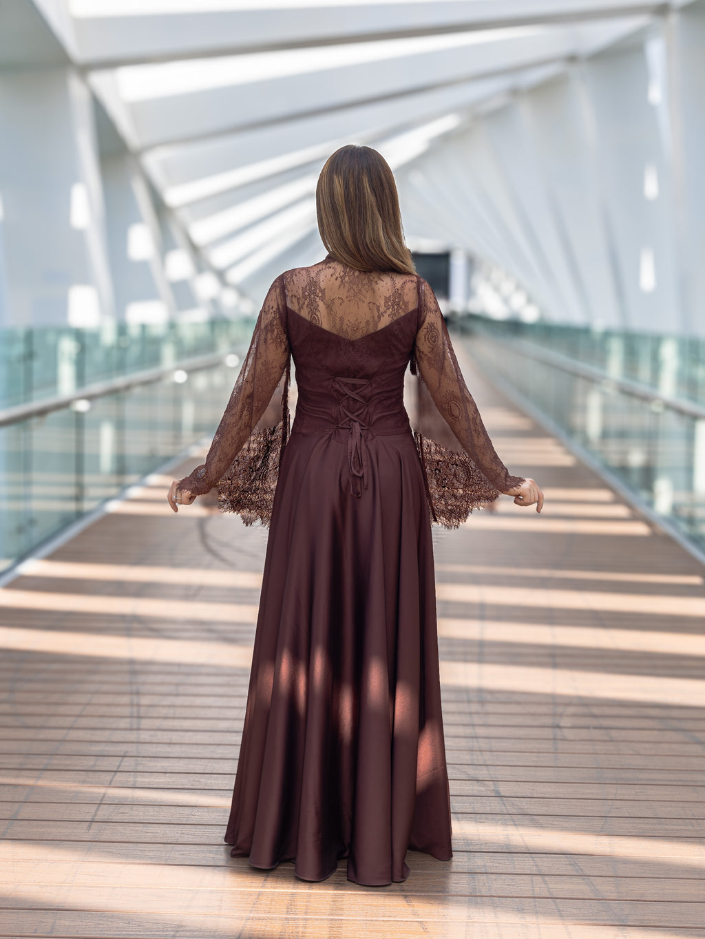 Cocoa Blossom lace dress