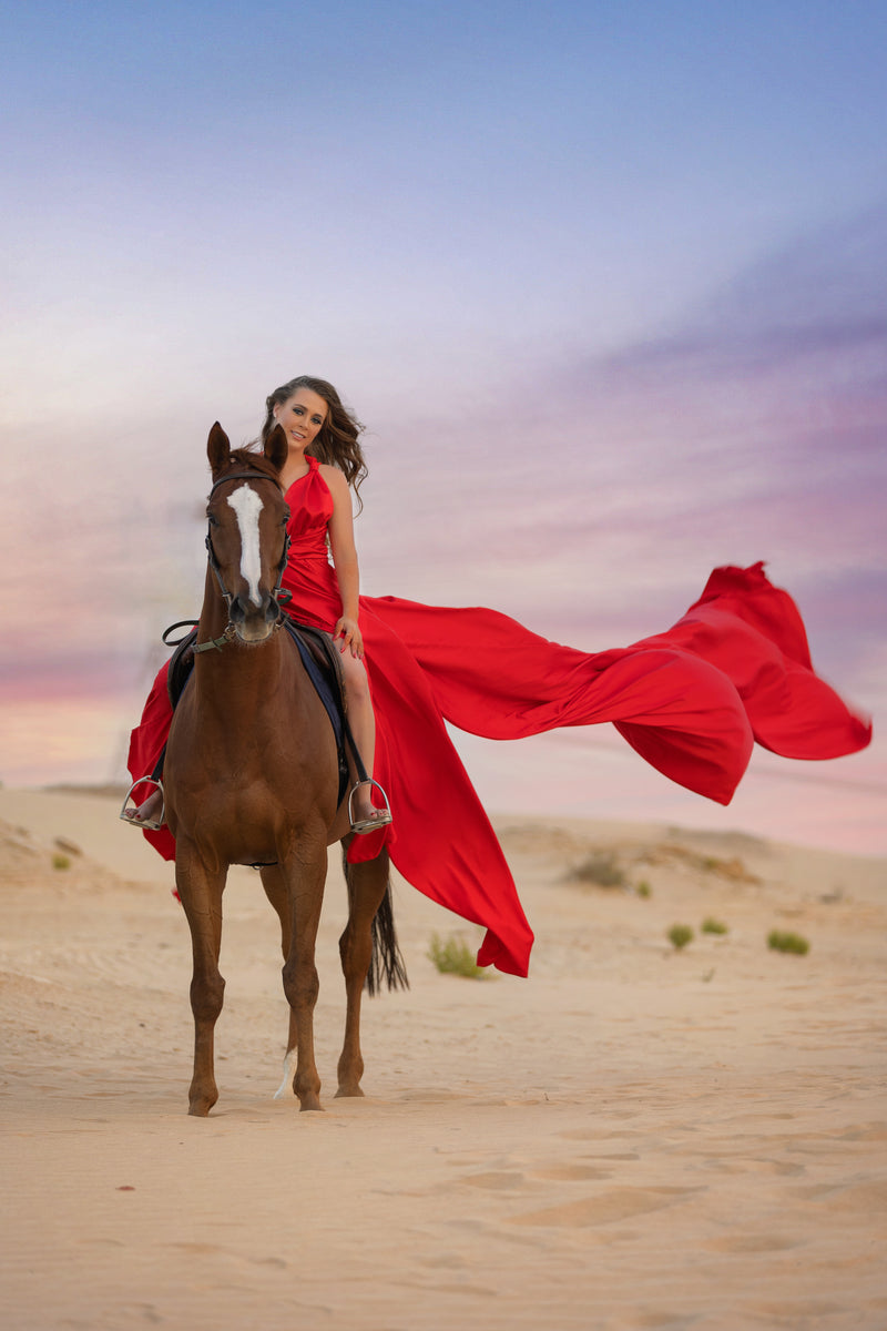Red Infinity Flying Dress